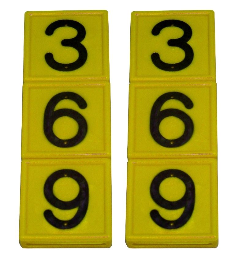 MS Marker Tag Pair (3 Digits)
