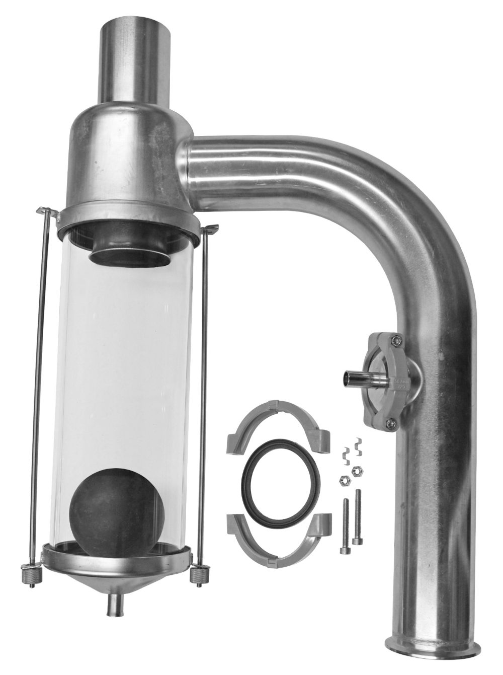 MS Sanitary Trap Assembly 76.2mm