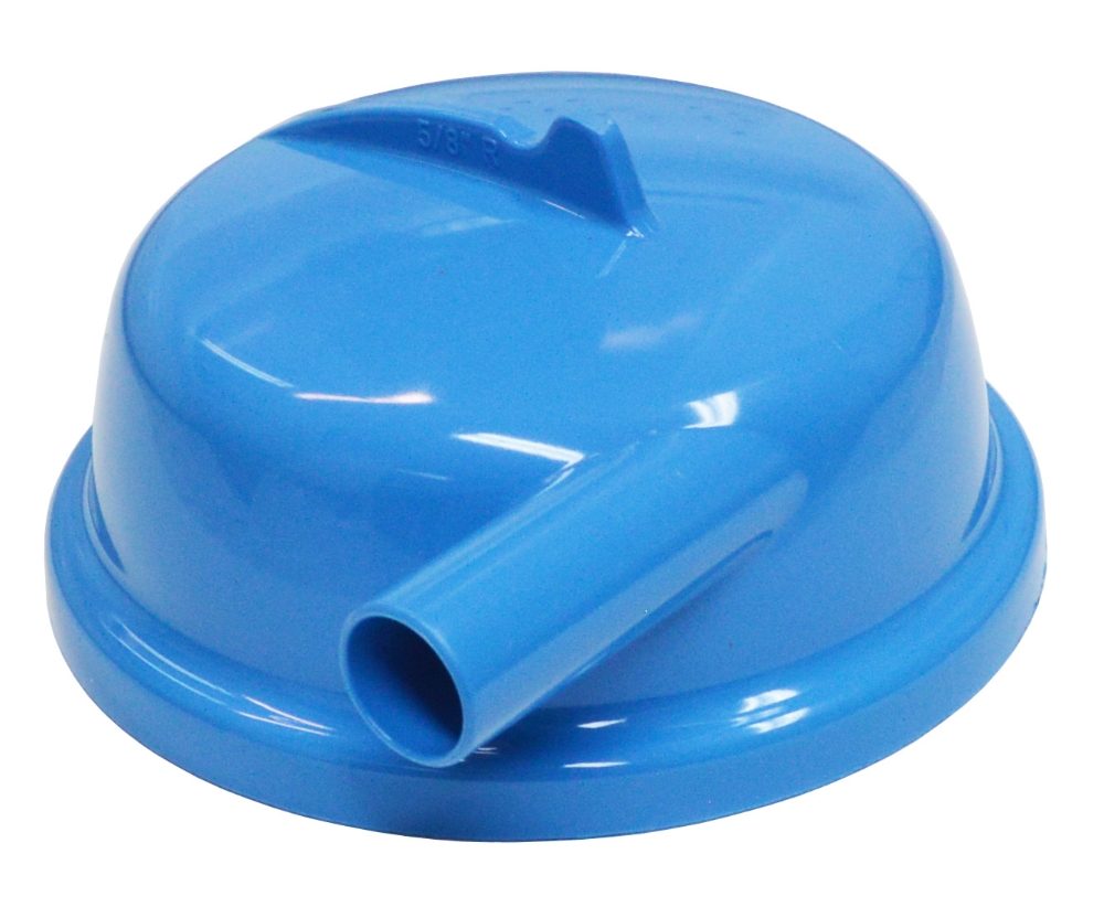 Cover Upper Plastic LM1 Milk Meter 5/8” Blue RH Fullwood