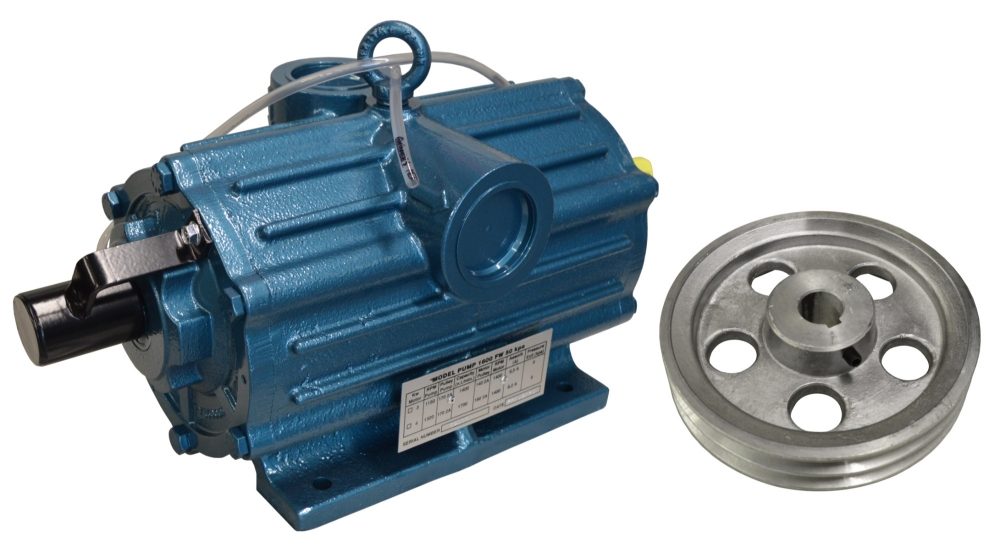MS Vacuum Pump VP1600 with Pulley (replaces Fullwood Q4)