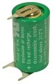 Battery 3V ½ AA Lith Mang Diox 950mAh + Legs