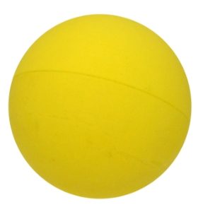 MS Ball 60mm Rubber Yellow
